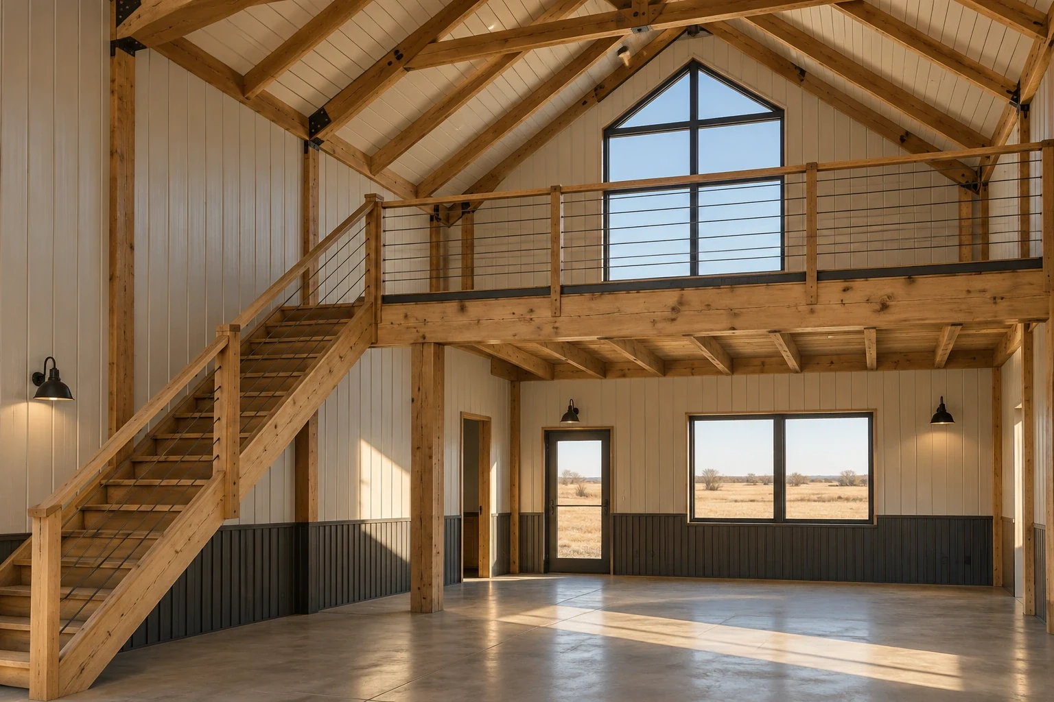 Pole Barn Loft & Second-Story Additions detail, Lubbock TX