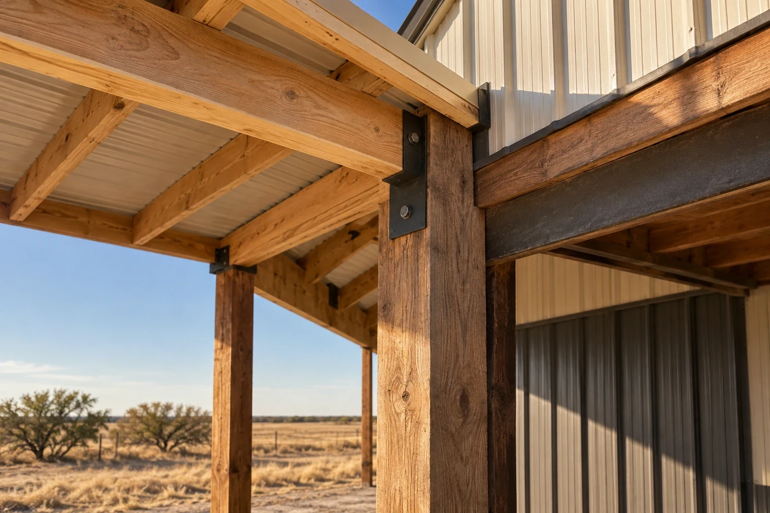 Pole Barn Renovation & Additions detail, Lubbock TX